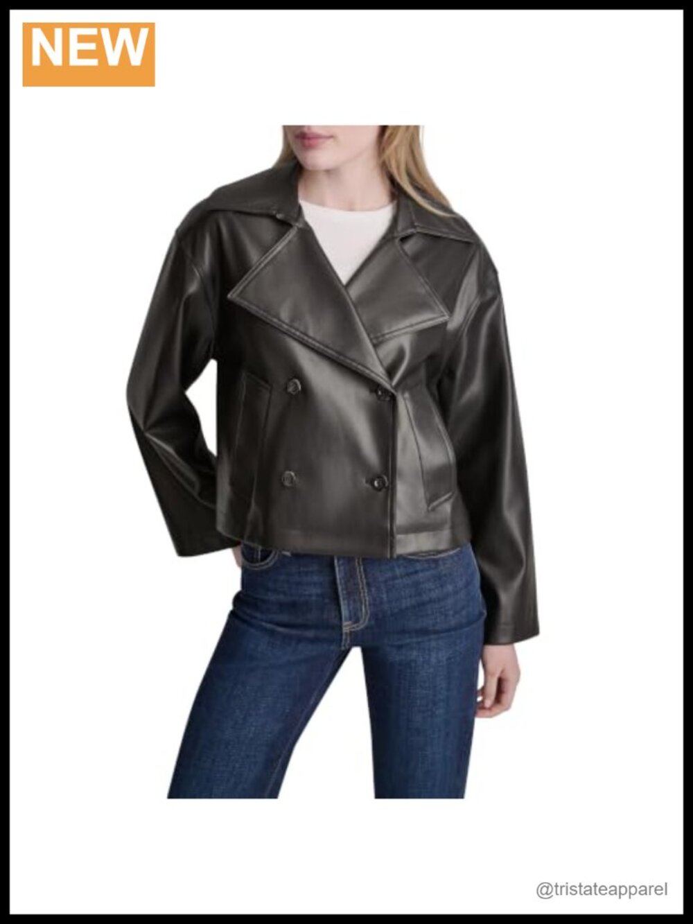 Women's Faux Leather Moto Jacket Versatile Layering Essential